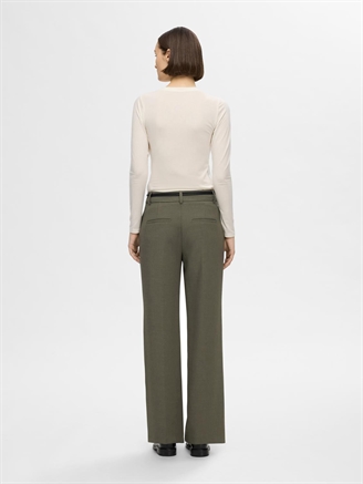 Selected Femme SlfRita MW Wide Pant Kalamata